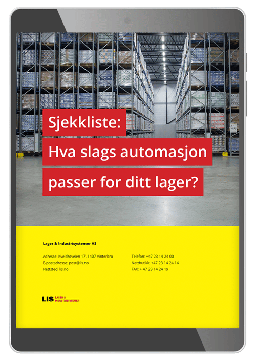 Sjekkliste: Hvordan definere ditt lagerbehov?