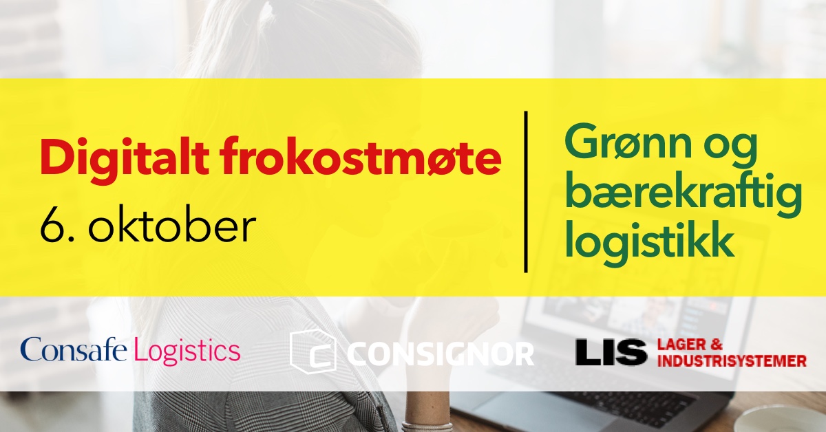 [Fullført] Digitalt frokostmøte 6. oktober: Grønn og bærekraftig logistikk